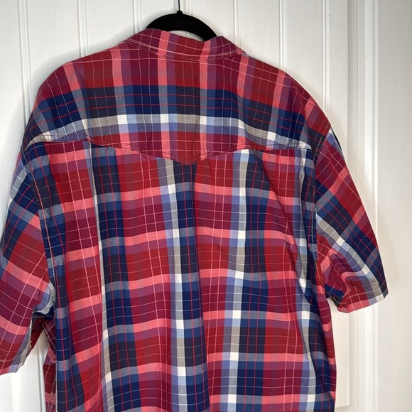 Tommy Hilfiger Men's Short Sleeve Button Down Plaid Sz XXL - Picture 7 of 10